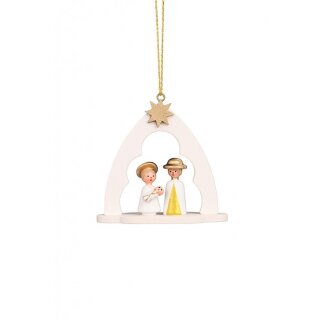 Christian Ulbricht tree decoration Holy family in the bow white