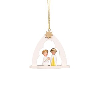 Christian Ulbricht tree decoration Holy family in the bow white