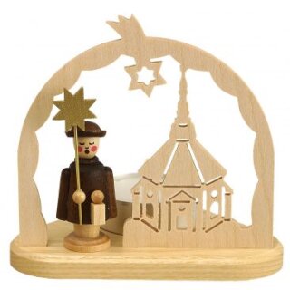 Unger tealight carolers motif church