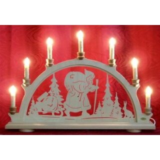 candle arch Santa Claus