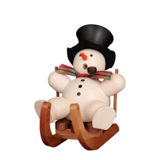 Christian Ulbricht smoker snowman on sled