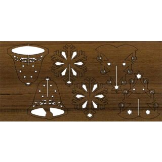 Puzzlekarte Baumschmuck