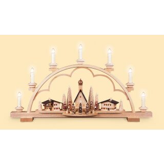 Müller candle arch alps village 