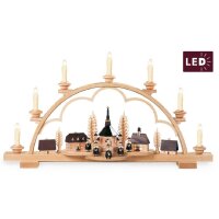 Müller candle arch village of Seiffen complete electric lighting