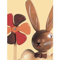 M&uuml;ller rabbit man with windmill small