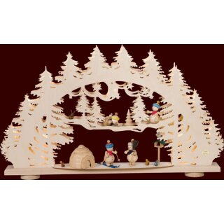 Saico candle arch 3D arch snowman