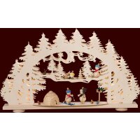 Saico candle arch 3D arch snowman