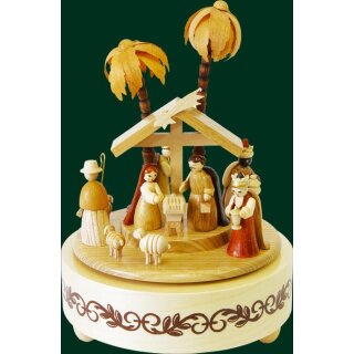 Richard Glässer music box Christi nativity nature