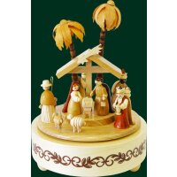 Richard Glässer music box Christi nativity nature