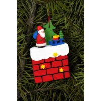 Christian Ulbricht tree decoration fireplace with Santa...