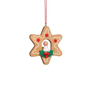 Christian Ulbricht tree decoration gingerbread small with angel