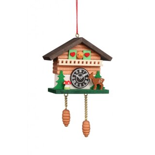 Christian Ulbricht tree decoration cuckoo clock with Bambi