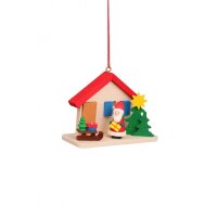Christian Ulbricht tree decoration Santa Claus at the house