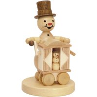 Wagner snowman musician hurdy-gurdy player