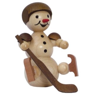 Wagner snowman ice hockey player sitting