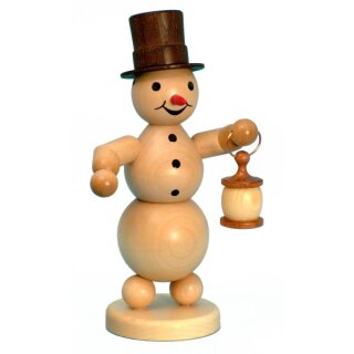 Wagner smoking snowman with lantern