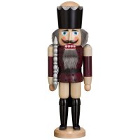 Seiffener Volkskunst eG nutcracker king aubergine glazed