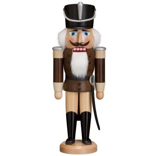 Seiffener Volkskunst eG nutcracker Husar brown glazed