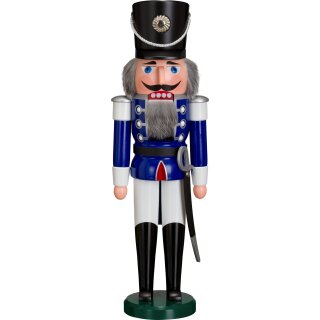 Seiffener Volkskunst eG nutcracker Husar blue