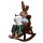 Holzkunst Gahlenz rabbit in the rocking chair