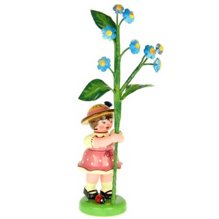 Hubrig flower kid - flower girl with Vergissmeinnicht