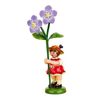 Hubrig flower kid - flower girl with flax