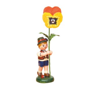 Hubrig flower kid - flower boy with viola