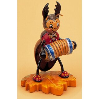 Hubrig Hirschkäfer mit Ziehharmonika