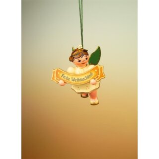 Hubrig tree decoration angel Merry Christmas