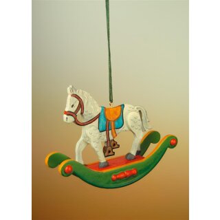 Hubrig tree decoration rocking horse