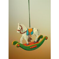 Hubrig tree decoration rocking horse