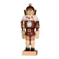 Christian Ulbricht nutcracker king small nature/gold