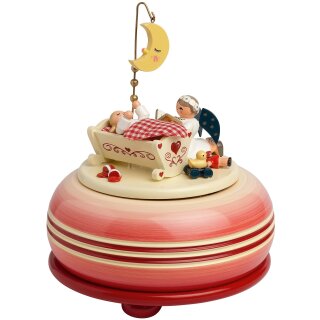 KWO music box Good Night small red