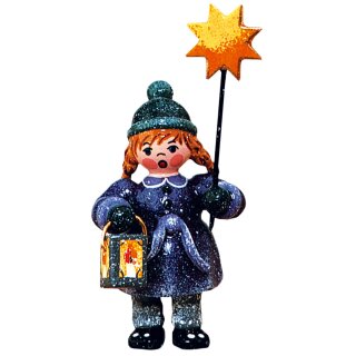 Hubrig winter kids girl with star and lantern