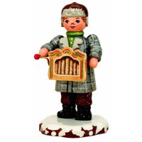 Hubrig winter kids hurdy-gurdy player