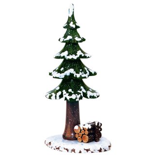 Hubrig winter kids winter tree with wooden stacks