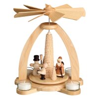 Unger Tischpyramide Weihnacht, Ringelbaum für Teelichte