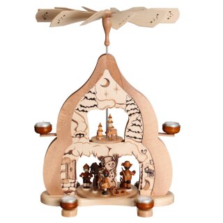 Zeidler tealight pyramid winter dream