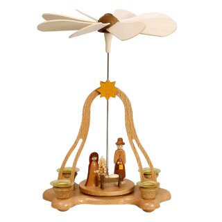 Zeidler table pyramid with Christi nativity