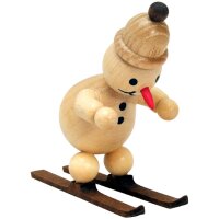 Wagner snowman junior ski jumper at the start with cap