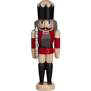 Seiffener Volkskunst eG nutcracker king red glazed