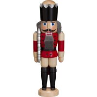 Seiffener Volkskunst eG nutcracker king red glazed