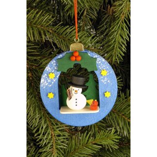 Christian Ulbricht tree decoration ball with snowman