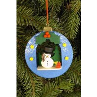 Christian Ulbricht tree decoration ball with snowman